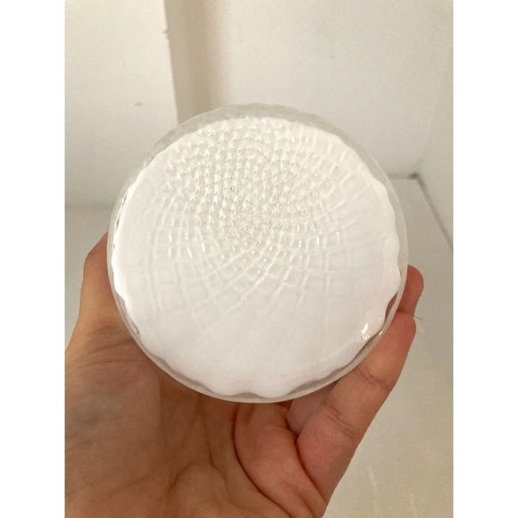 Milk White Glass Planter - Opalino Italia - Small - Picture 3 of 3